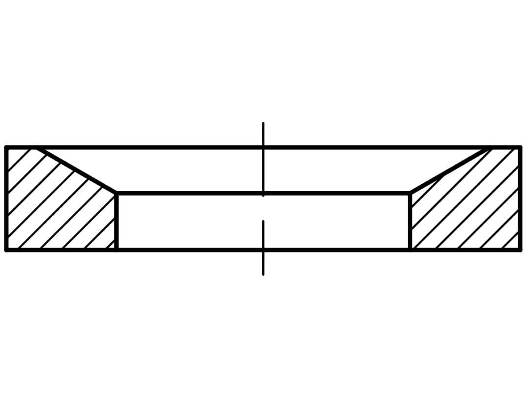 DIN 6319 D konik rondelalar
