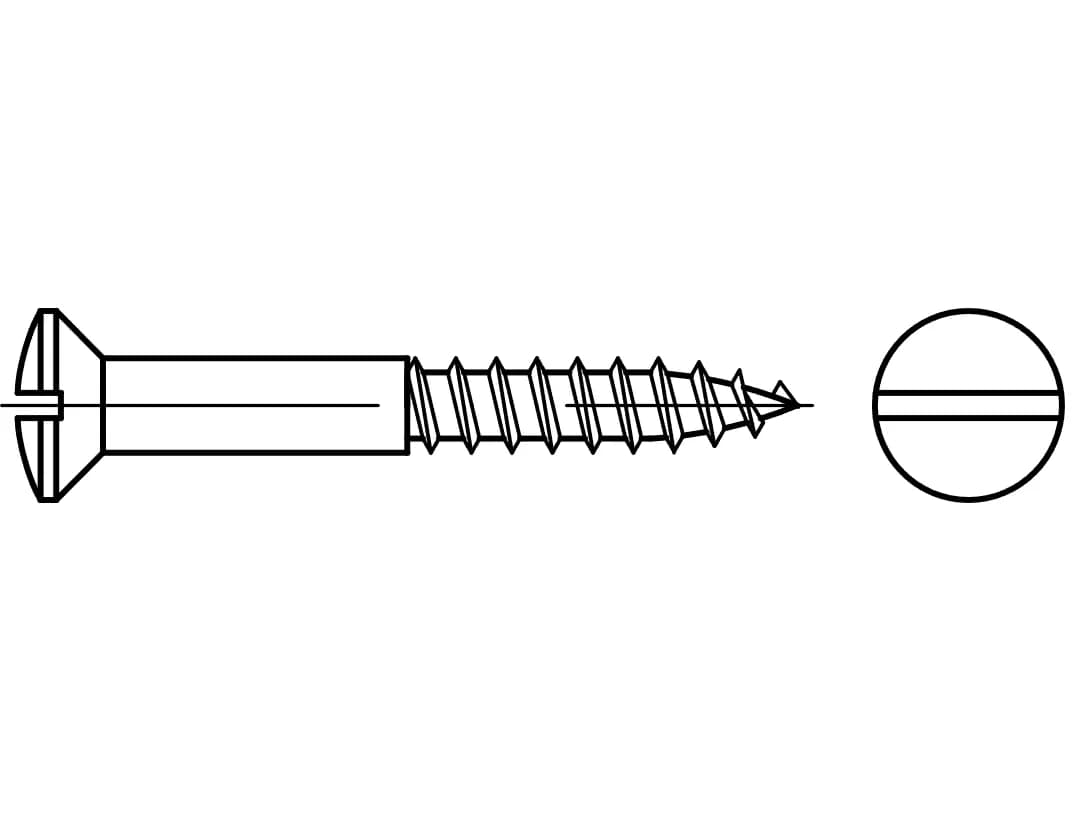 DIN 95 / PN 82504 mercekli bir kafa ile