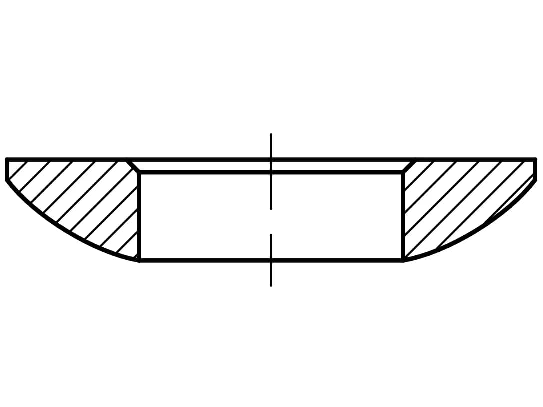 DIN 6319C küresel rondelalar
