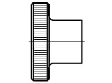 DIN 466 / PN 82461 yüksek tırtıklı somunlar