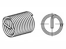 DIN 8140A Helikol tel dişli ek parçaları DIN 8140A Helikol tel dişli ek parçaları