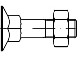DIN 605 / PN 82402 Saban cıvataları