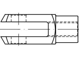 DIN 71752 çatal uçları