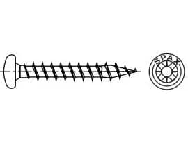 EB 88096 İSKELE silindirik başlı vida, T-STAR / PZ soket