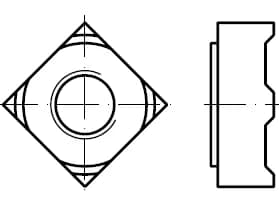 DIN928 kaynak somunları