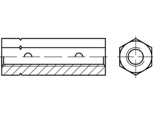 DIN 1479 / PN 82267 altıgen gerilim somunları