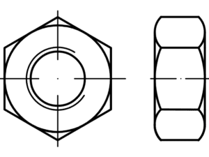 DIN 6915 / PN 82171 / EN 14399-4 İnşaat için HV somunları DIN 6915 / PN 82171 / EN 14399-4 İnşaat için HV somunları