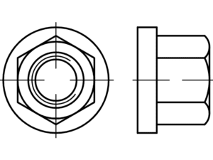 DIN 6331 düz yakalı yüksek altıgen somunlar DIN 6331 düz yakalı yüksek altıgen somunlar