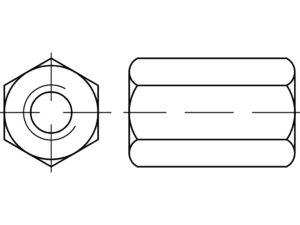 DIN 6334 birlik somunları DIN 6334 birlik somunları
