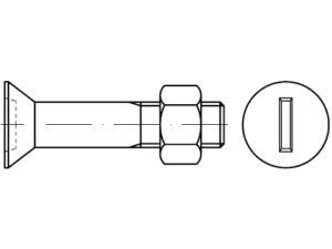 DIN7969 inşaat için gömme başlı vidalar DIN7969 inşaat için gömme başlı vidalar