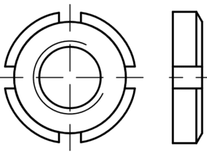 DIN 981 rulman somunları