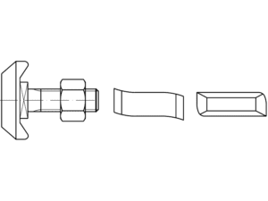EB 88940 HALFEN 40/22 kanca başlı cıvatalar EB 88940 HALFEN 40/22 kanca başlı cıvatalar
