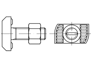 EB 88944 HALFEN 53/34 düz yivli vidalar EB 88944 HALFEN 53/34 düz yivli vidalar