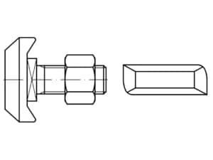 EB88972 HALFEN 72/48 kanca başlı cıvatalar EB88972 HALFEN 72/48 kanca başlı cıvatalar