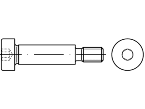 ISO 7379 Allen başlı omuz vidaları ISO 7379 Allen başlı omuz vidaları