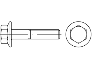 MBN 10105 ince dişli flanş vidaları MBN 10105 ince dişli flanş vidaları