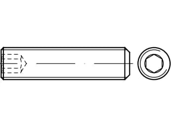 DIN 913 / ISO 4026 / PN 82314 düz uçlu ayar vidaları