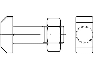 DIN 261 / PN 82424 çekiç vidaları