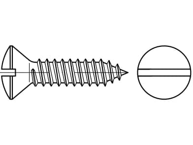 DIN 7973 / ISO 1483 / PN 83104 tava başlı sac vidaları DIN 7973 / ISO 1483 / PN 83104 tava başlı sac vidaları