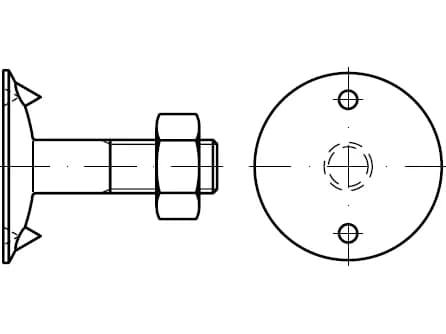 DIN 15237 kayış vidaları