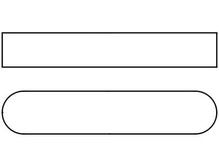 DIN 6885 / ISO 773 / PN 85001 prizmatik anahtarlar DIN 6885 / ISO 773 / PN 85001 prizmatik anahtarlar