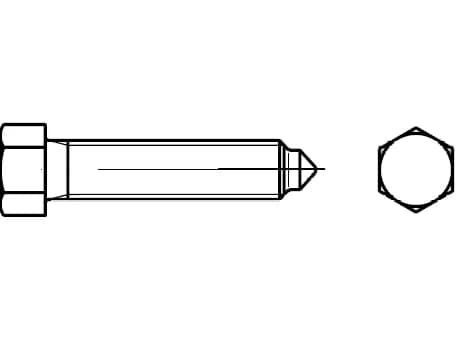 DIN 564 / PN 82304 konik başlı kelepçe vidaları DIN 564 / PN 82304 konik başlı kelepçe vidaları