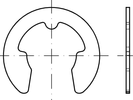 DIN 6799 / PN 85112 yaylı montaj plakaları DIN 6799 / PN 85112 yaylı montaj plakaları