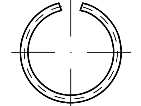 DIN 7993 yay halkaları