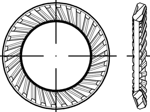 EB 88120 SCHNORR S yaylı rondelalar standart EB 88120 SCHNORR S yaylı rondelalar standart