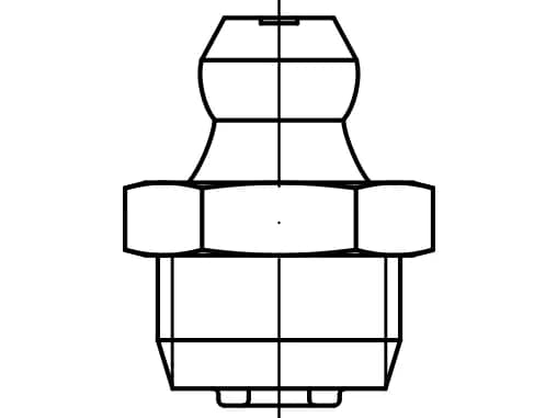 DIN 71412A / PN 86002 düz konik başlı bilyalı gres memeleri DIN 71412A / PN 86002 düz konik başlı bilyalı gres memeleri