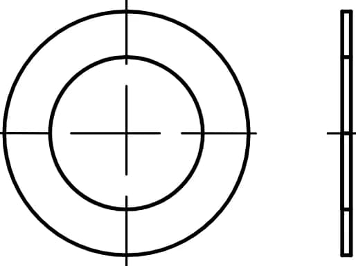 DIN988 ara parçalı rondelalar baskı rondelalar DIN988 ara parçalı rondelalar baskı rondelalar