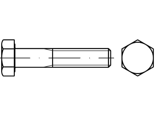 ASME B18.2.1 ALTIGEN BAŞLI CIVATALAR