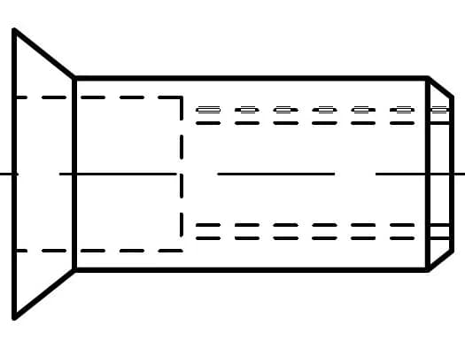 EB 88424 silindirik perçin somunları konik yaka EB 88424 silindirik perçin somunları konik yaka