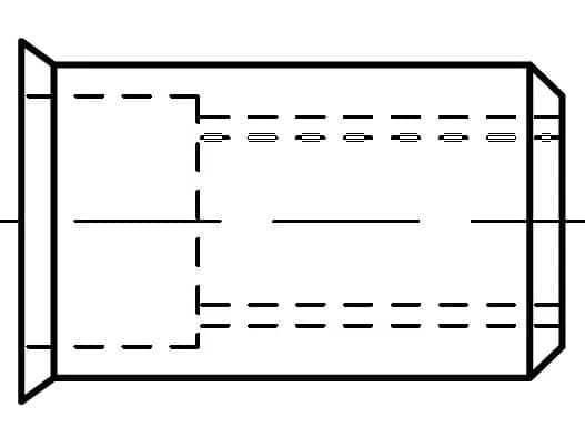 EB 88420 silindirik perçin somunları, konik yaka, azaltılmış EB 88420 silindirik perçin somunları, konik yaka, azaltılmış