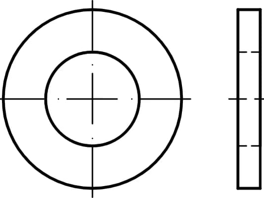 DIN 1440 / ISO 8738 / PN 82004 pim rondelaları