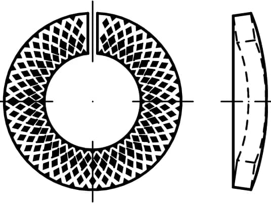 EB 88130 VSK yaylı kilitleme rondelaları EB 88130 VSK yaylı kilitleme rondelaları
