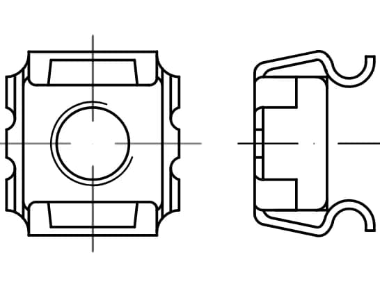 EB 88109 kafes somunları EB 88109 kafes somunları