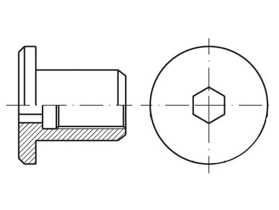 EB 88015 düz başlı yaka somunları Ericson somunları EB 88015 düz başlı yaka somunları Ericson somunları