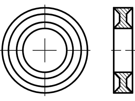 EB 88494 Altıgen vidalar için DUBO kilitleme rondelaları EB 88494 Altıgen vidalar için DUBO kilitleme rondelaları