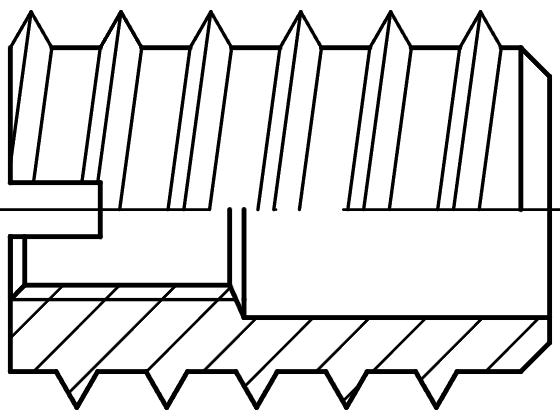 DIN 7965 tahtaya vidalanmış somunlar DIN 7965 tahtaya vidalanmış somunlar