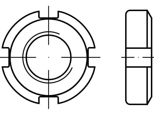 DIN 70852 kilit somunları DIN 70852 kilit somunları
