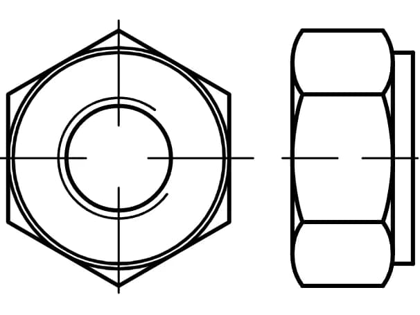 DIN 2510 / PN 74303 flanş bağlantıları için somunlar DIN 2510 / PN 74303 flanş bağlantıları için somunlar
