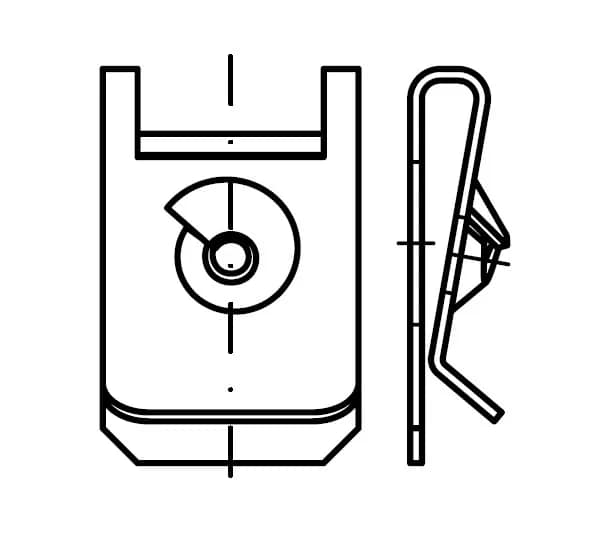 EB 80326 U-şekilli sürgülü somunlar EB 80326 U-şekilli sürgülü somunlar
