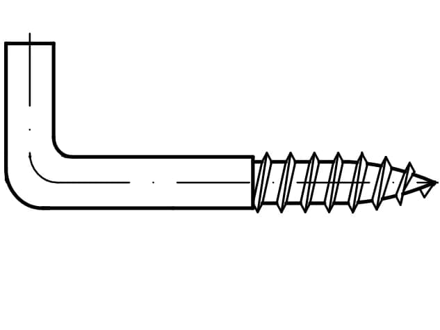 EB 88137 kanca vidaları düz