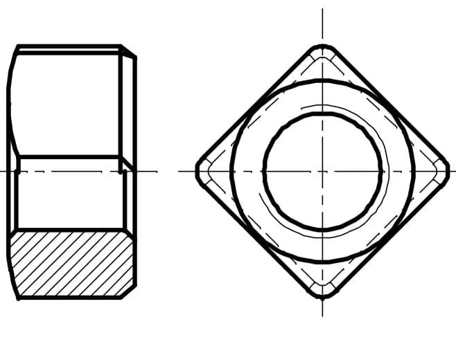EB 39171 Ray pabucu somunları EB 39171 Ray pabucu somunları