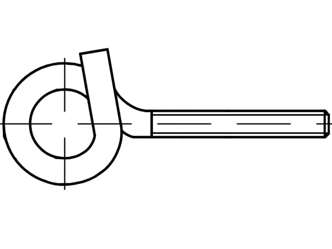 EB 88145 Metrik dişli göz kancaları