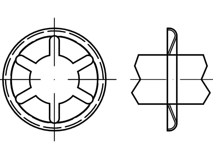 EB 88122 Eksenel yay koruması EB 88122 Eksenel yay koruması