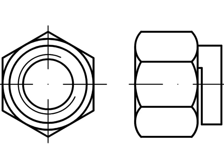 EB 88105 THERMAG kendinden kilitlemeli somunlar EB 88105 THERMAG kendinden kilitlemeli somunlar