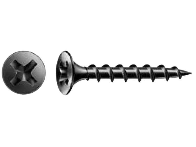 B TİPİ SPAKS ahşap alt yapılar için hızlı montaj vidaları, trompet başlı PH