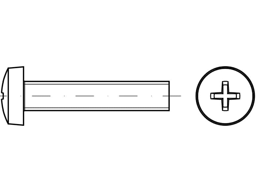 DIN 7985 / ISO 7045 / PN 82202 silindir başlı vidalar